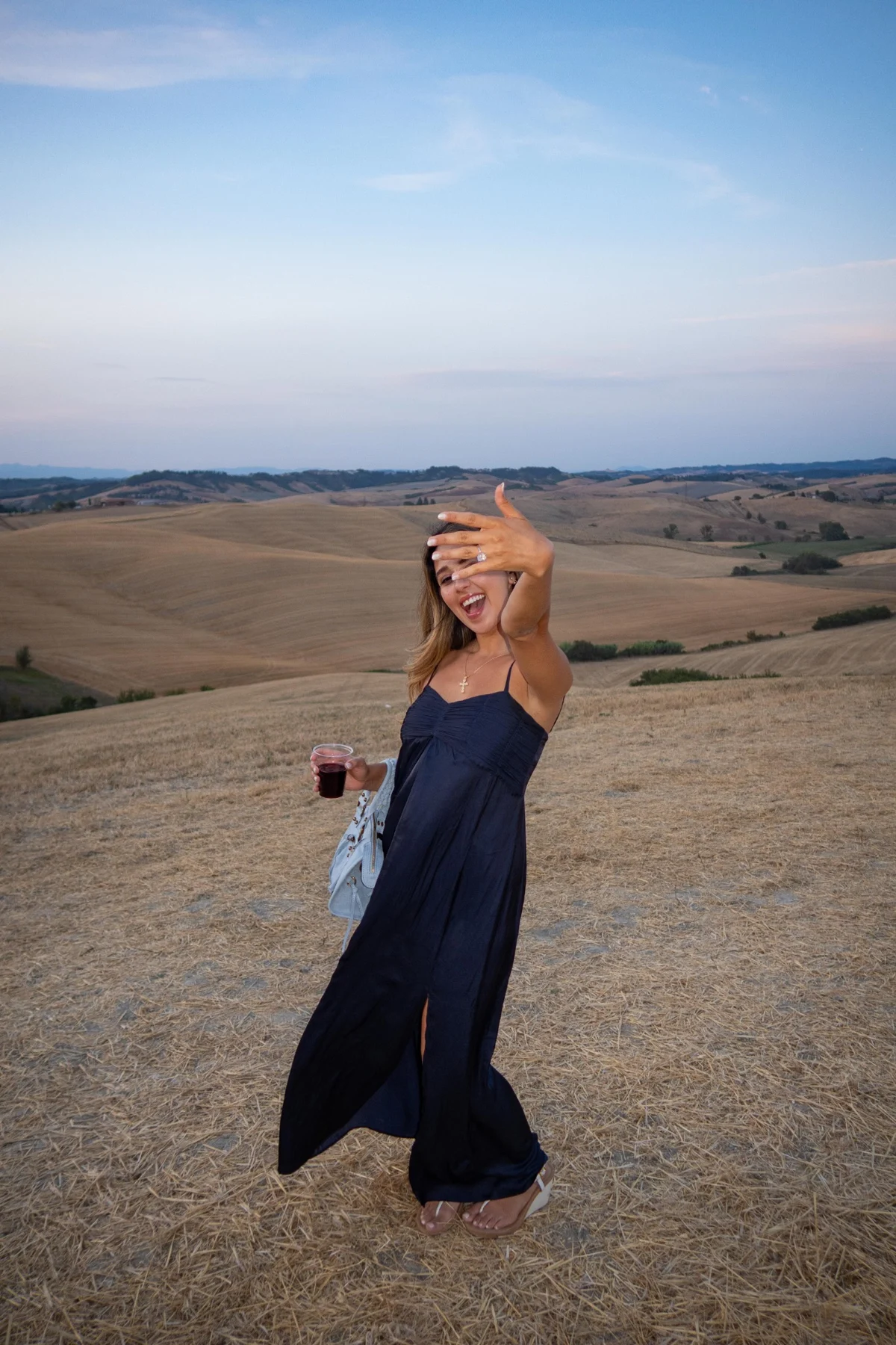 OUR ENGAGEMENT IN TUSCANY